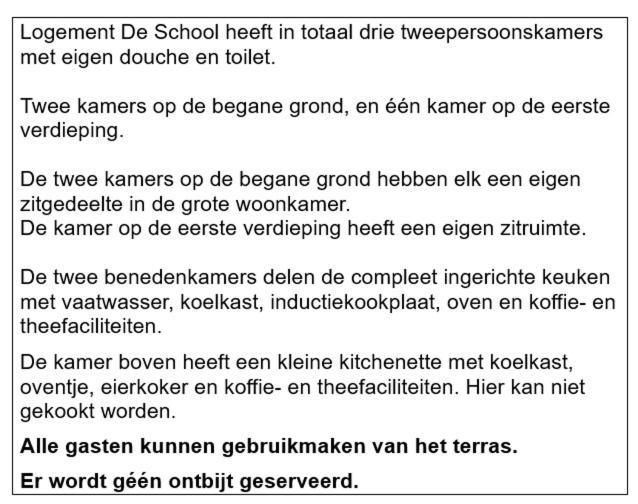 Logement De School Middelburg Kültér fotó